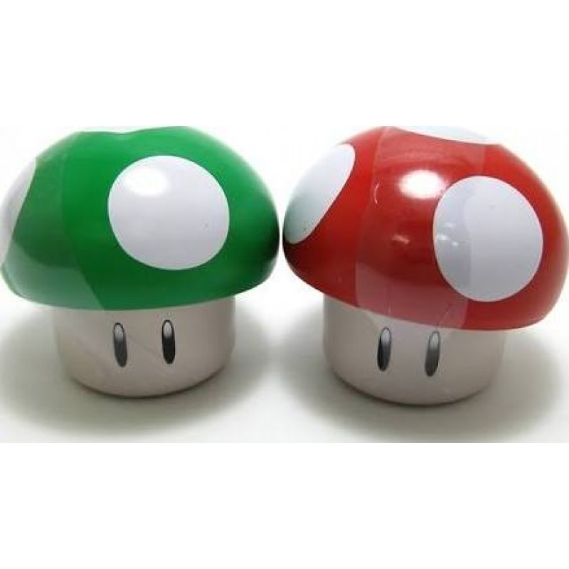 Super Mario Mushroom Sour Candies Mushroom Shaped Tins 0646